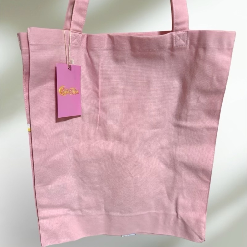 Bioworld : Sailor Moon Pink Canvas Tote Bag | NWT | Limited Edition 💖 - Picture 3 of 6